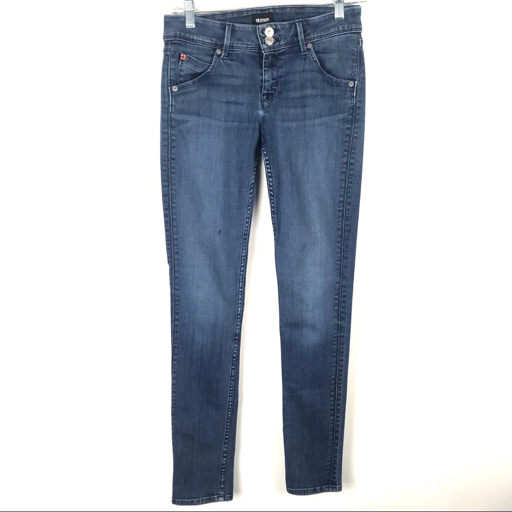 Hudson 26 Collin Flap Pocket Skinny Jeans NW422DMS - Picture 3 of 8